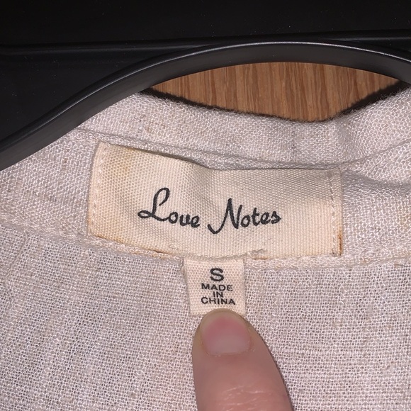 Love Notes Button Up - Picture 2 of 3